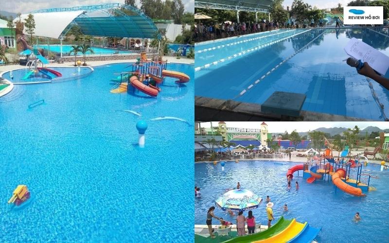 Top 10 hồ bơi Bình Định chất lượng đáng trải nghiệm nhất 2025 Hồ bơi Bình Định - Không gian công viên nước rộng lớn và thoáng mát