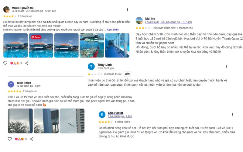 Review Hồ Bơi Lam Sơn mới nhất: Giá vé, giờ mở cửa Review hồ bơi Lam Sơn từ khách hàng đã trải nghiệm
