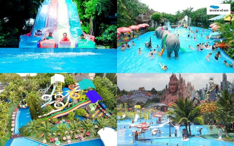 Top 8 hồ bơi Quận 11 sạch đẹp, giá rẻ và đáng đi nhất hiện nay Hồ bơi quận 11 - Khu trò chơi nước Đầm Sen luôn thu hút trẻ em và các bạn trẻ