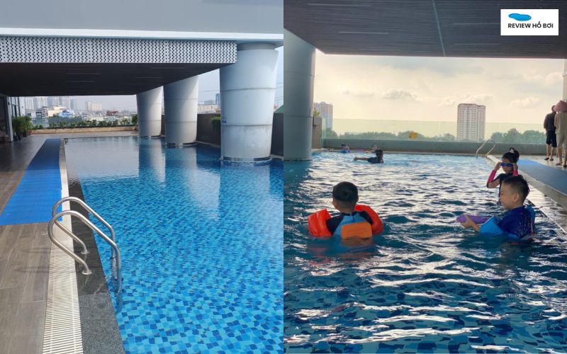 Top 8 hồ bơi Quận 11 sạch đẹp, giá rẻ và đáng đi nhất hiện nay Hồ bơi quận 11 trong tòa cao ốc Res 11 có không gian mát và yên tĩnh