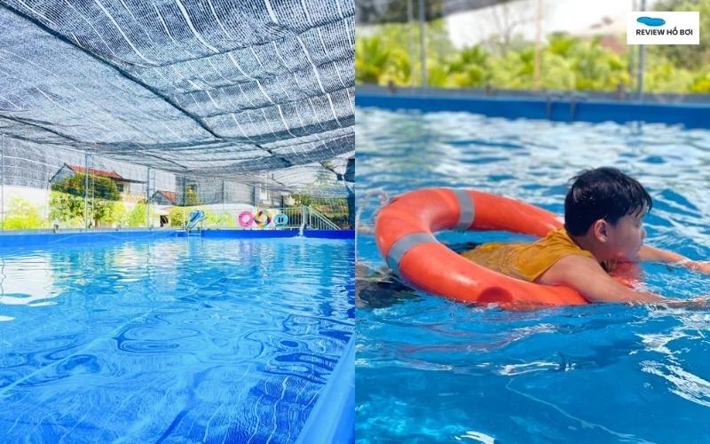 Top 10 hồ bơi Quảng Nam sạch đẹp, tiện nghi, cho mọi lứa tuổi Làn nước trong xanh tại hồ bơi Quảng Nam Nam Phước