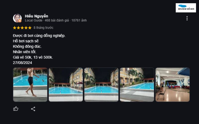 Đánh giá hồ bơi trường Nguyễn Thị Minh Khai: Giá vé, chất lượng Review trải nghiệm thực tế từ khách hàng