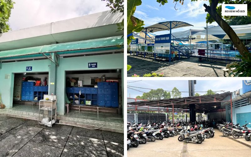 Các tiện ích đi kèm tại hồ bơi Yết Kiêu