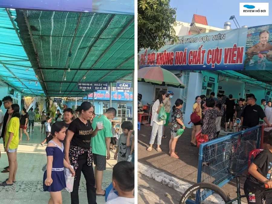 Review bể bơi Cựu Viên chi tiết - Giá vé, giờ mở cửa Một số hạn chế về bể bơi Cựu Viên
