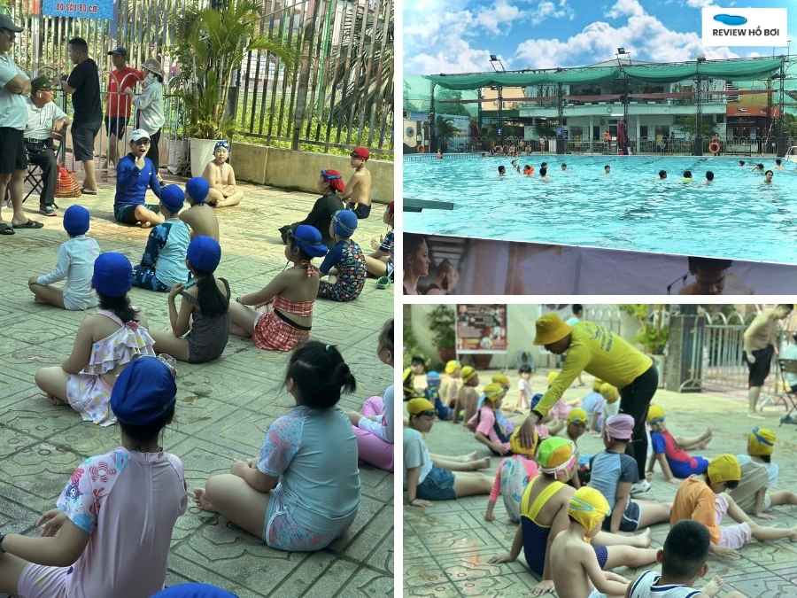 Review bể bơi Hồ Sen mới nhất: Giá vé, giờ mở cửa, tiện nghi Hồ Sen mở lớp học bơi từ trẻ em đến người lớn, phù hợp mọi trình độ