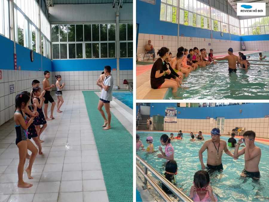 Review bể bơi Khăn Quàng Đỏ mới nhất: Giá vé, giờ mở cửa Khóa học bơi tổ chức đều đặn hàng tuần tại bể Khăn Quàng Đỏ