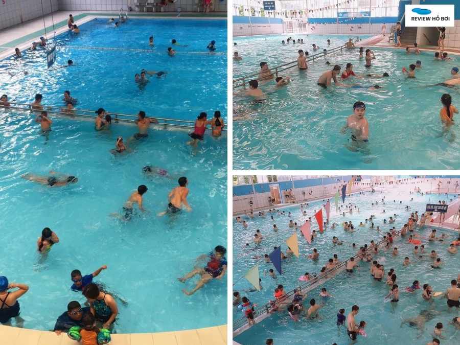 Review bể bơi Khăn Quàng Đỏ mới nhất: Giá vé, giờ mở cửa Thiết kế hồ bơi Khăn Quàng Đỏ