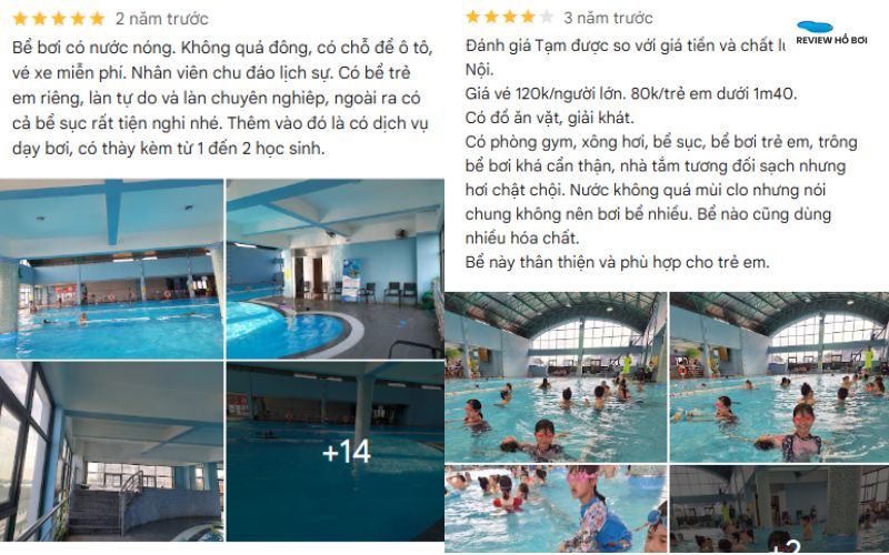 Review bể bơi Sense Aqua: Giá vé, giờ mở cửa và trải nghiệm thực tế Đôi lời đánh giá từ khách hàng tại bể bơi Sense Aqua