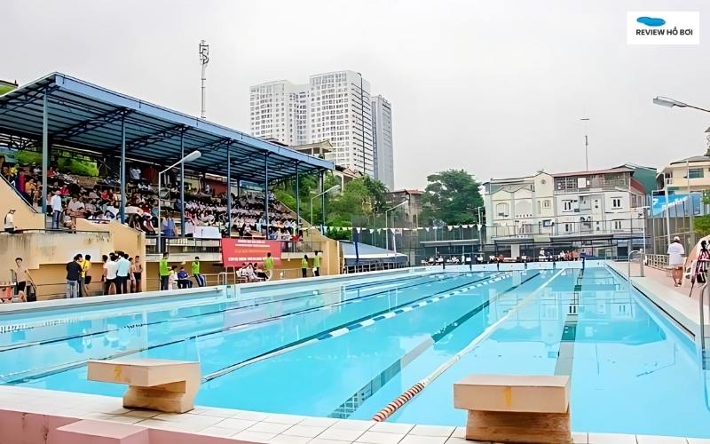 Review bể bơi Thủy Lợi: Giá vé, tiện ích, học bơi 2025 Không gian rộng - Nước sạch, giá phải chăng