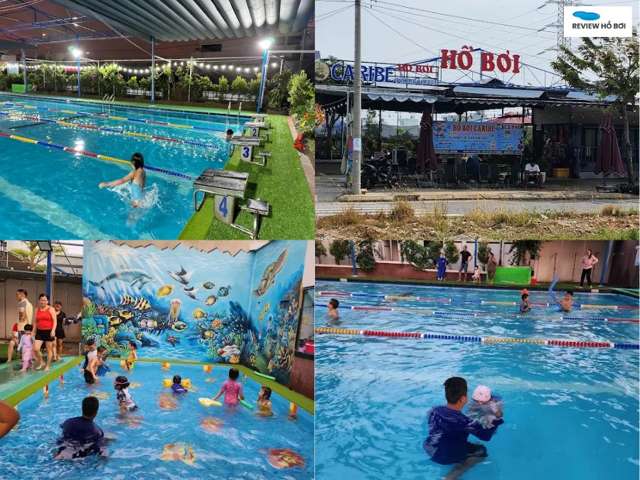 Review Hồ Bơi Caribe Đà Nẵng mới nhất: Giờ mở cửa, giá vé, lịch bơi Hồ bơi Caribe