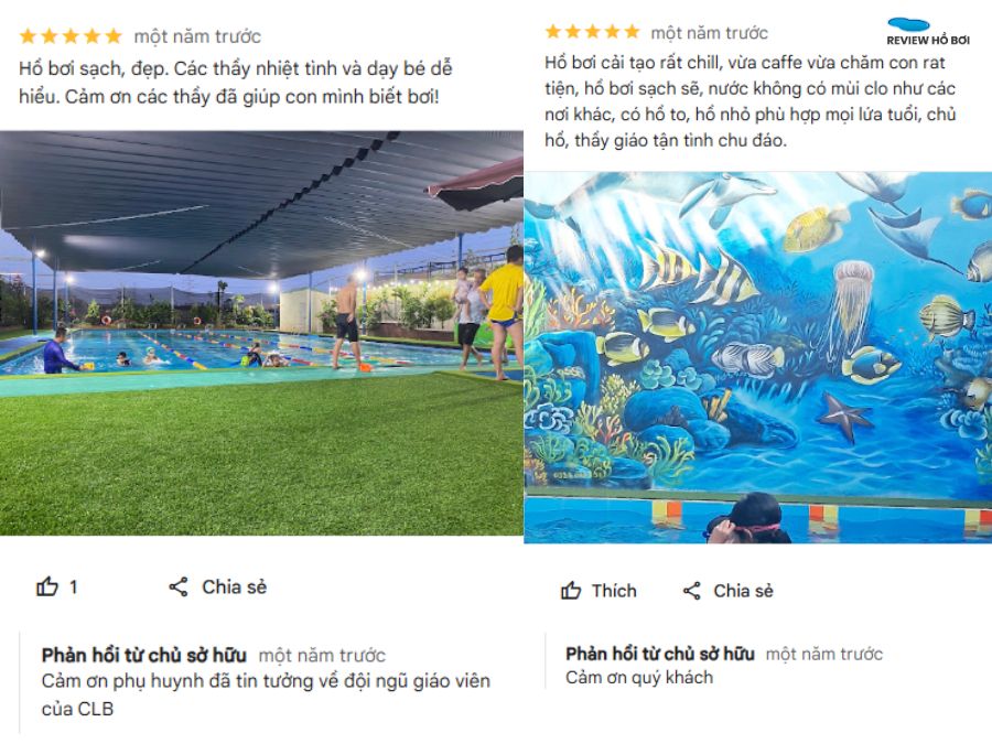 Review Hồ Bơi Caribe Đà Nẵng mới nhất: Giờ mở cửa, giá vé, lịch bơi Phản hồi của khách hàng về hồ bơi Caribe