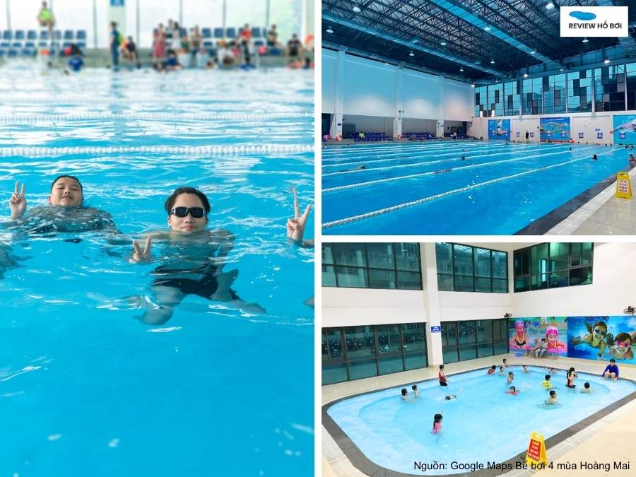 Top 10 bể bơi bốn mùa Hà Nội sạch đẹp, đáng đi nhất hiện nay Bể bơi Hoàng Mai rộng rãi và thoáng mát