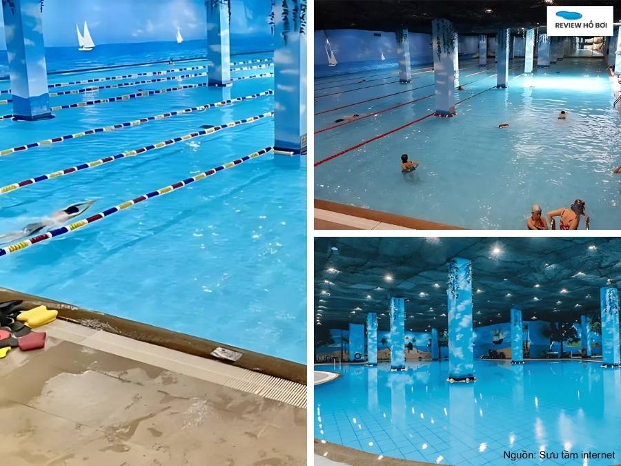 Top 10 bể bơi bốn mùa Hà Nội sạch đẹp, đáng đi nhất hiện nay Hồ bơi Times City phân rộng rãi và có phân khu rõ ràng