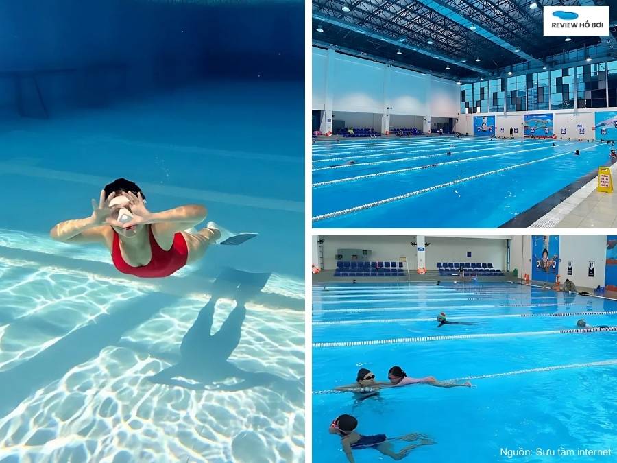 Top 10 bể bơi bốn mùa Hà Nội sạch đẹp, đáng đi nhất hiện nay Bể bơi bốn mùa trong nhà tại Rainbow Linh Đàm