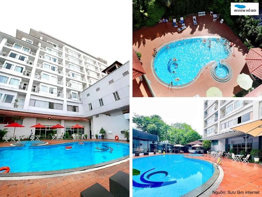 Top 9 bể bơi Huế có view đẹp, nước sạch và giá tốt Bể bơi Park View Huế với thiết kế hiện đại