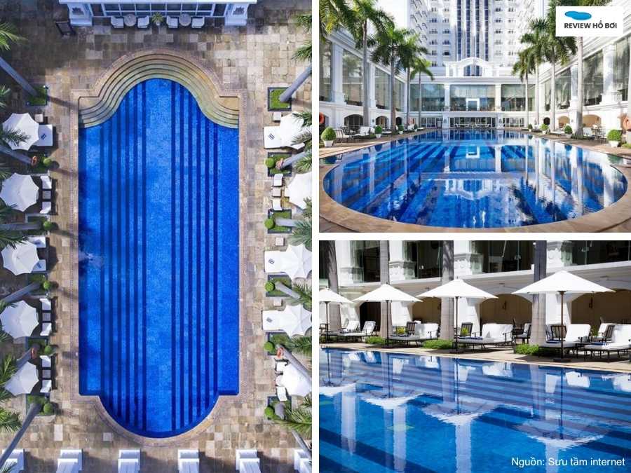 Top 9 bể bơi Huế có view đẹp, nước sạch và giá tốt Hồ bơi Indochine Palace ngoài trời sang trọng