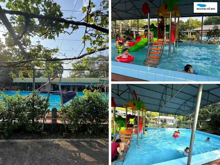Top 5 bể bơi Lào Cai đẹp, sạch sẽ và đáng trải nghiệm nhất Bể bơi Cội Nguồn Quán với không gian xanh mát