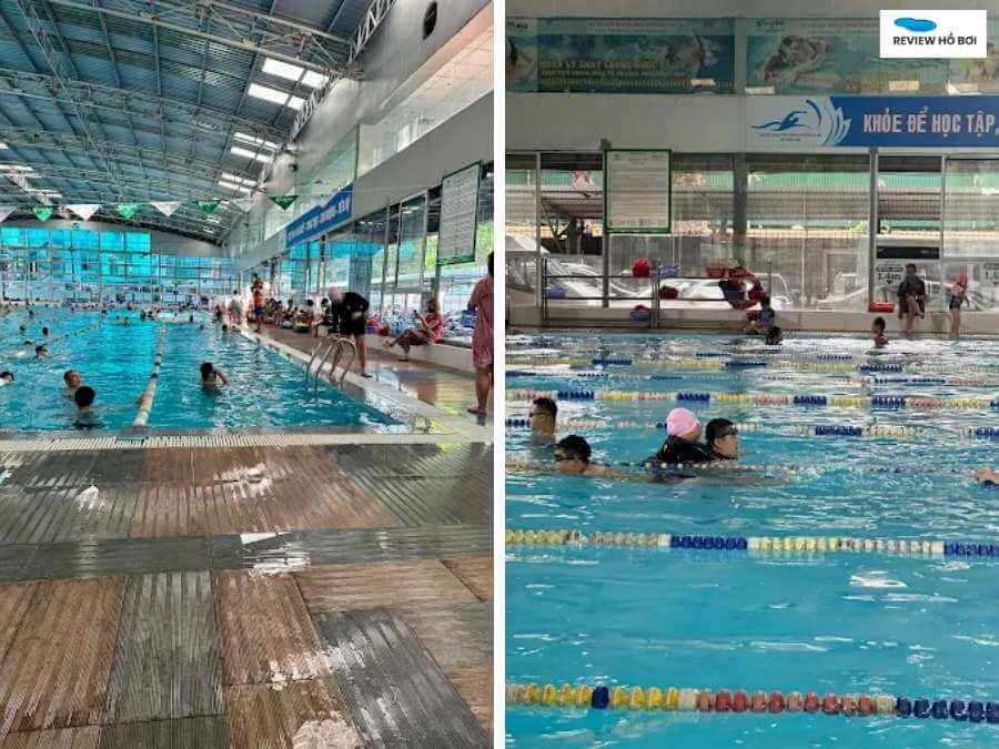 Review Bể Bơi Tăng Bạt Hổ Từ A-Z: Giá vé, giờ mở cửa, lịch bơi Nước hồ bơi Tăng Bạt Hổ