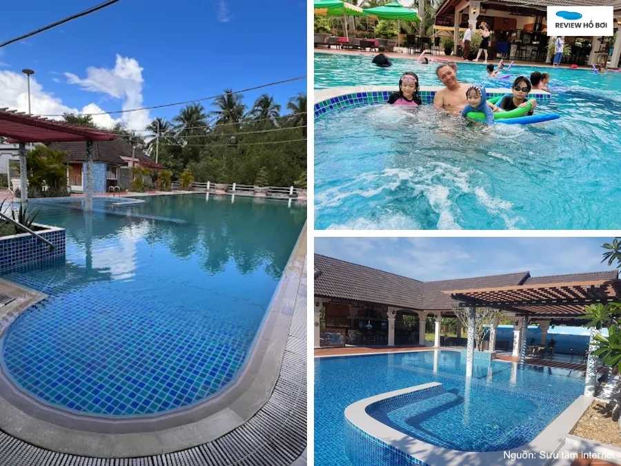 Top 7 hồ bơi Bến Tre sạch đẹp, giá tốt và tiện nghi Hồ bơi tiêu chuẩn 5 sao rộng lớn tại khu nghỉ dưỡng Forever Green Resort