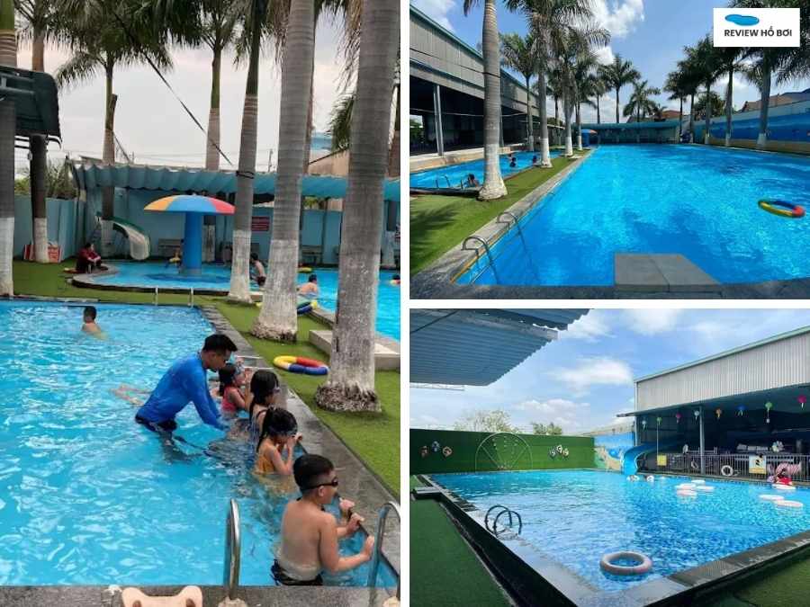 Danh sách 10 hồ bơi Bình Dương lý tưởng cho ngày nắng nóng Hồ bơi Bảo Vân có mái che giúp giảm nắng gắt, phù hợp mọi khung giờ