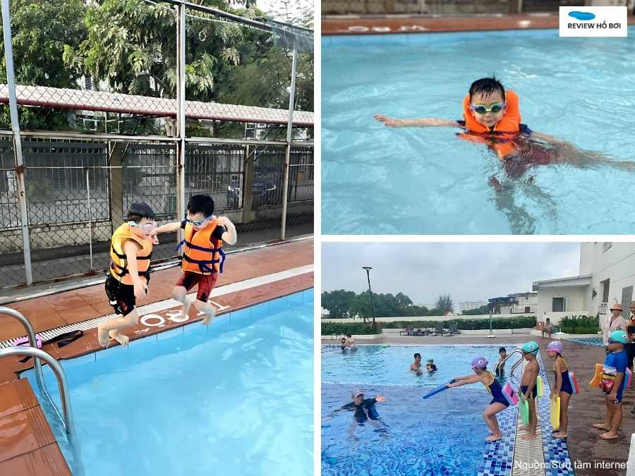 Hồ lớn dành riêng cho trẻ em tại hồ Bình Lợi Trung