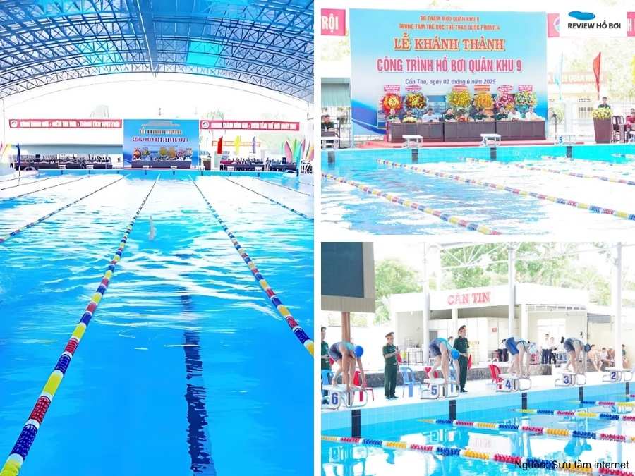 Top 7+ hồ bơi Cần Thơ sạch đẹp, được yêu thích nhất Hồ bơi Ánh Viên Cần Thơ có mái che và làn bơi chuẩn Olympic