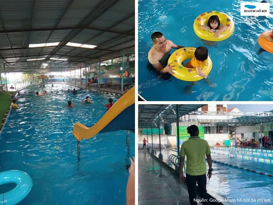 Top 6 hồ bơi Hóc Môn đẹp, sạch, đáng trải nghiệm năm 2025 Hồ bơi 3 Chị Em Hóc Môn có nhiều trò chơi cho trẻ em