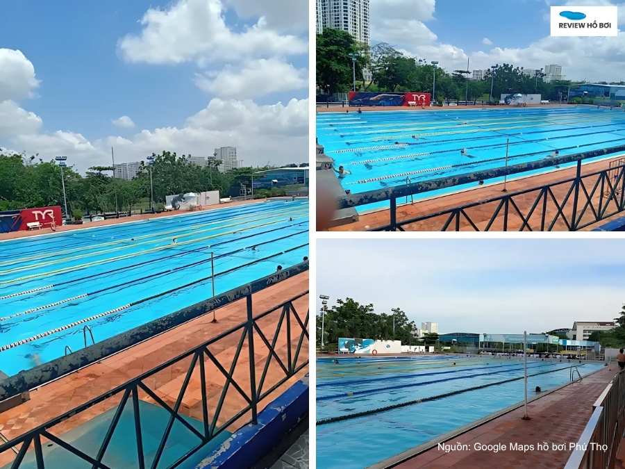 Review hồ bơi Phú Thọ mới nhất: Giá vé, giờ mở cửa và lớp học bơi Hồ Phú Thọ phân làn riêng biệt và nước sạch sẽ