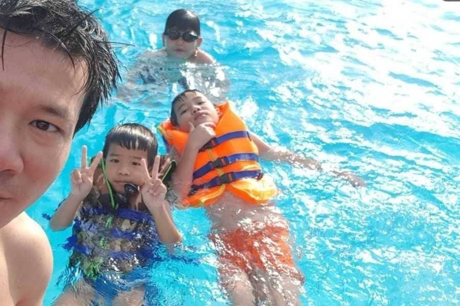 Chất lượng nước hồ bơi Phương Nam đạt chất lượng tốt, không gây kích ứng