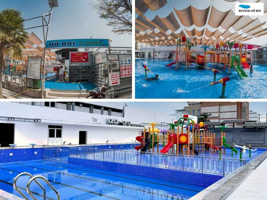 Hồ bơi Rạch Giá ZONE C với 2 khu vực cho người lớn và trẻ em