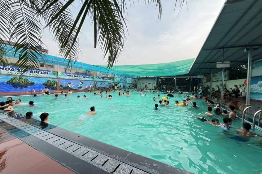 Top 5 bể bơi Thái Bình sạch đẹp, chất lượng nhất hiện nay Bể bơi Hải Anh với làn nước trong xanh