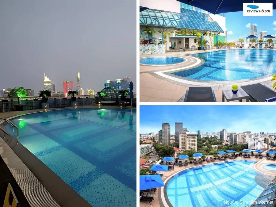 Top 7 hồ bơi vô cực TPHCM sang trọng, view triệu đô Hồ bơi vô cực tại khách sạn Sofitel Saigon Plaza