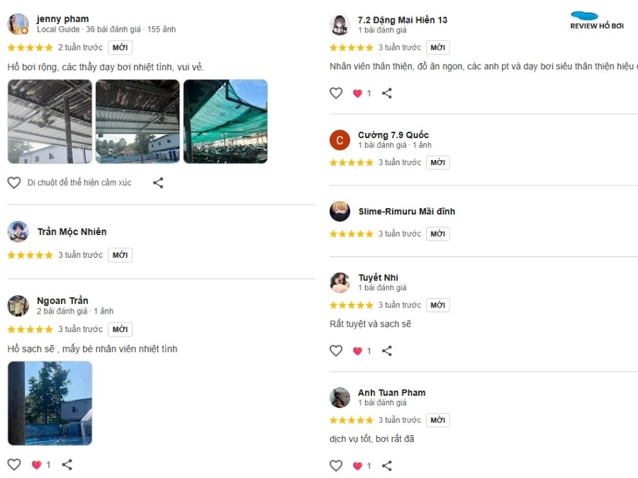 Review hồ bơi 317 Hóc Môn mới nhất: Giá vé, giờ mở cửa, tiện ích Đánh giá thái độ của nhân viên hồ bơi 317 Hóc Môn