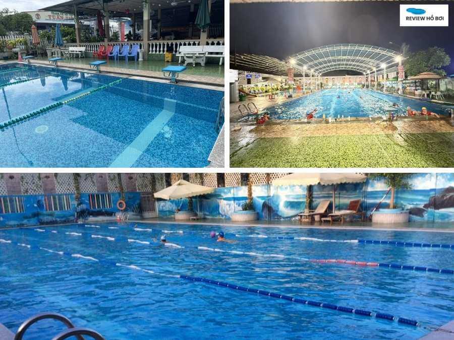 Hồ bơi Cai Lậy với phân khu bơi rõ ràng