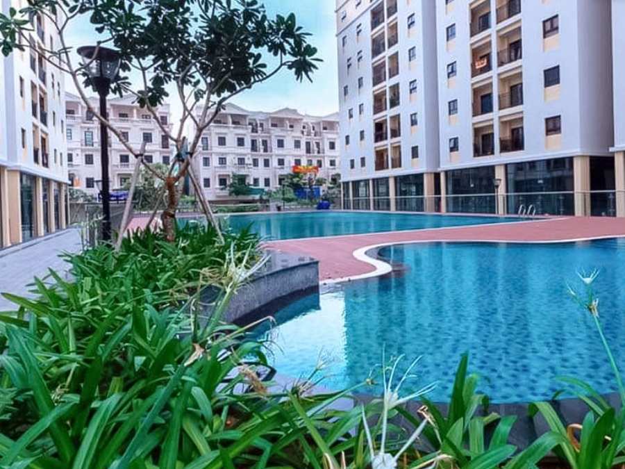 Sự trong lành của nước tại hồ bơi chung cư Cityland Park Hills