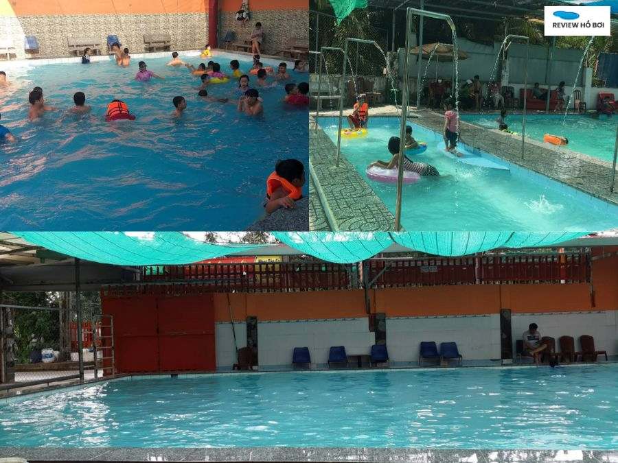 Hình ảnh không gian khu vực bơi tại hồ bơi Cúp Vàng 