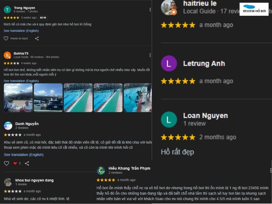Review hồ bơi Hòa Bình Bình Chánh: Giá vé, giờ mở cửa, lịch bơi Đánh giá ưu và nhược điểm từ người dùng tại hồ bơi Hòa Bình