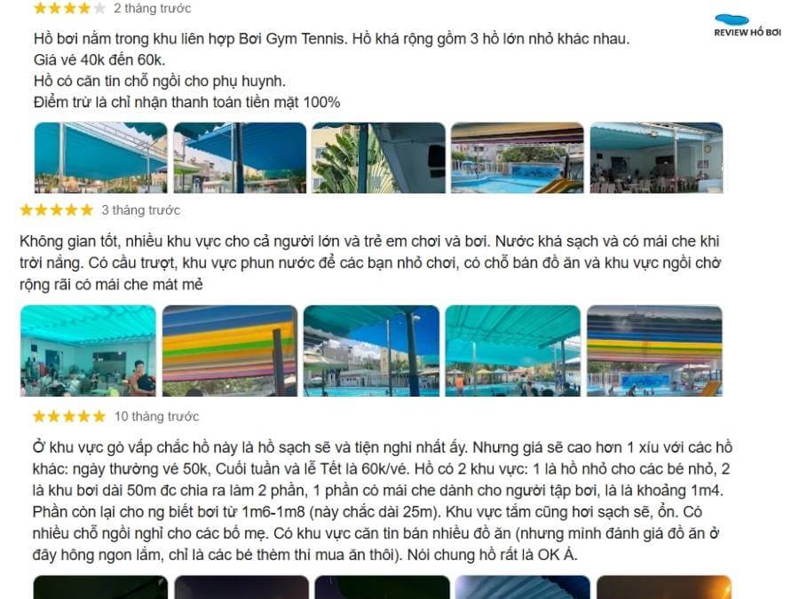 Phản hồi khách hàng về hồ bơi K690