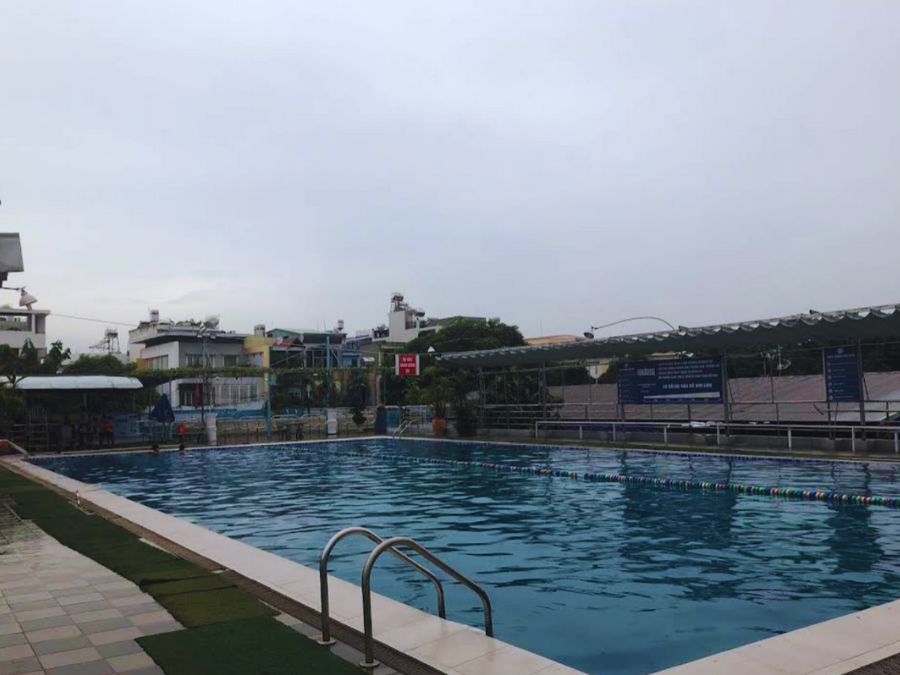 Review hồ bơi Nhà Thiếu nhi Gò Vấp: Giá vé, giờ mở cửa Hình ảnh hồ bơi Nhà Thiếu nhi Gò Vấp vào buổi sáng