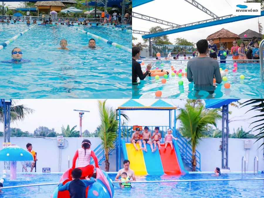 Review hồ bơi Thới An Quận 12 mới nhất: Giá vé, giờ mở cửa Hình ảnh không gian khu vực bơi tại hồ bơi Thới An