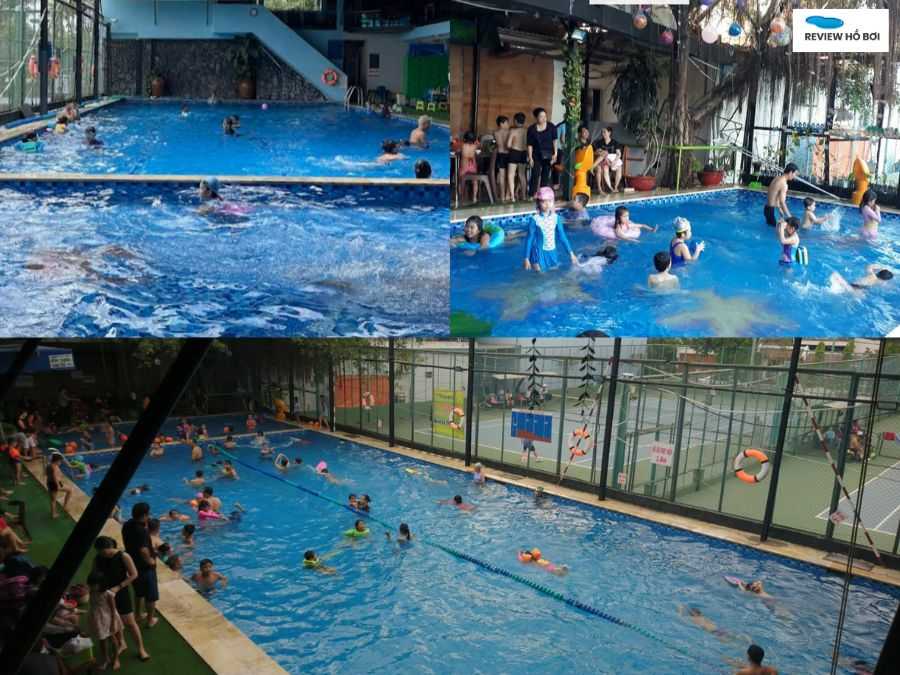 Review hồ bơi Trung Sơn Bình Chánh: Giá vé, giờ mở cửa Hình ảnh các khu vực bơi tại hồ bơi Trung Sơn