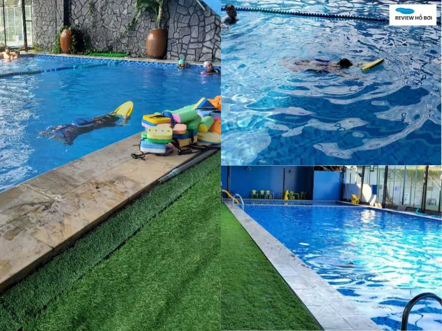 Review hồ bơi Trung Sơn Bình Chánh: Giá vé, giờ mở cửa Hình ảnh thực tế lớp học bơi tại hồ bơi Trung Sơn