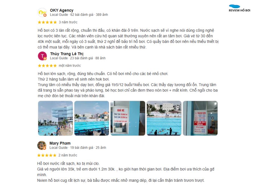 Review hồ bơi Trung tâm Văn hóa Quận Gò Vấp: Giá vé, giờ mở cửa Các đánh giá về hồ bơi Trung tâm Văn hóa Quận Gò Vấp