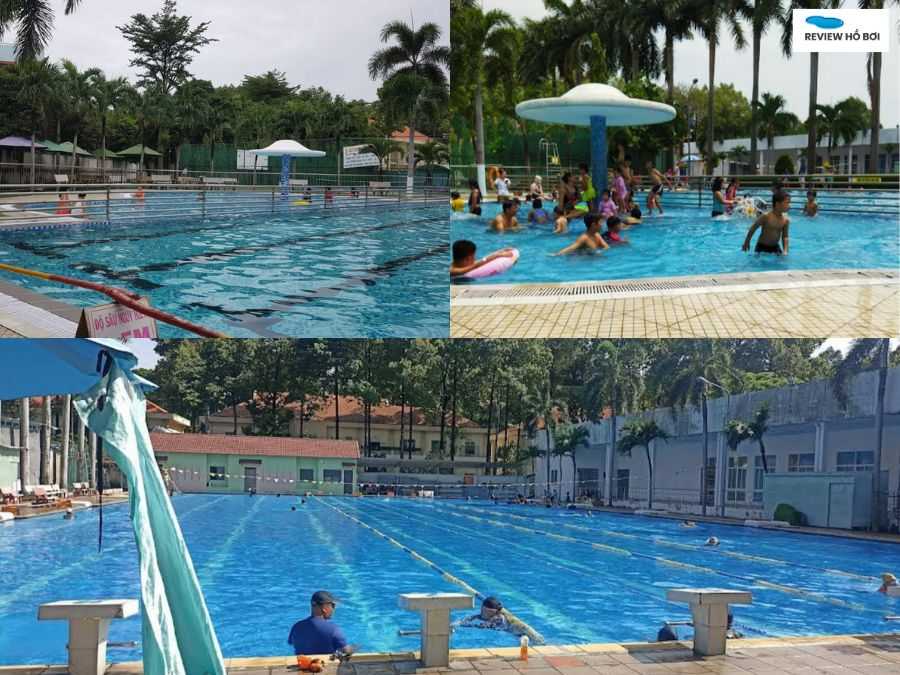 Review hồ bơi TTTDTT Quận 12 thực tế: Giá vé, giờ mở cửa Hình ảnh không gian khu vực bơi tại hồ bơi TTTDTT Quận 12