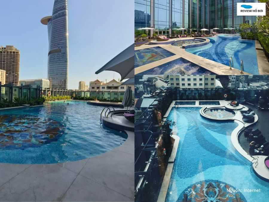 Toàn cảnh hồ bơi khách sạn The Reverie Saigon