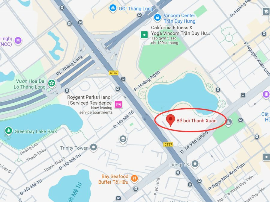 Review bể bơi Thanh Xuân: Giá vé, giờ mở cửa, lịch bơi Hình ảnh địa chỉ hồ bơi Thanh Xuân