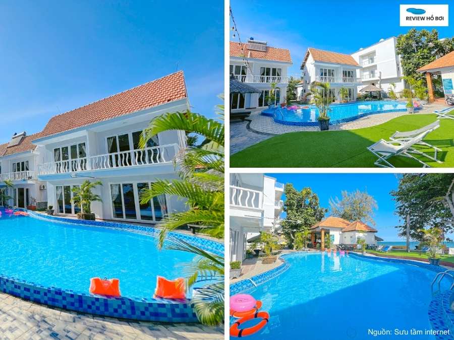 Hồ bơi Sand Beach Resort sở hữu không gian thoáng đãng