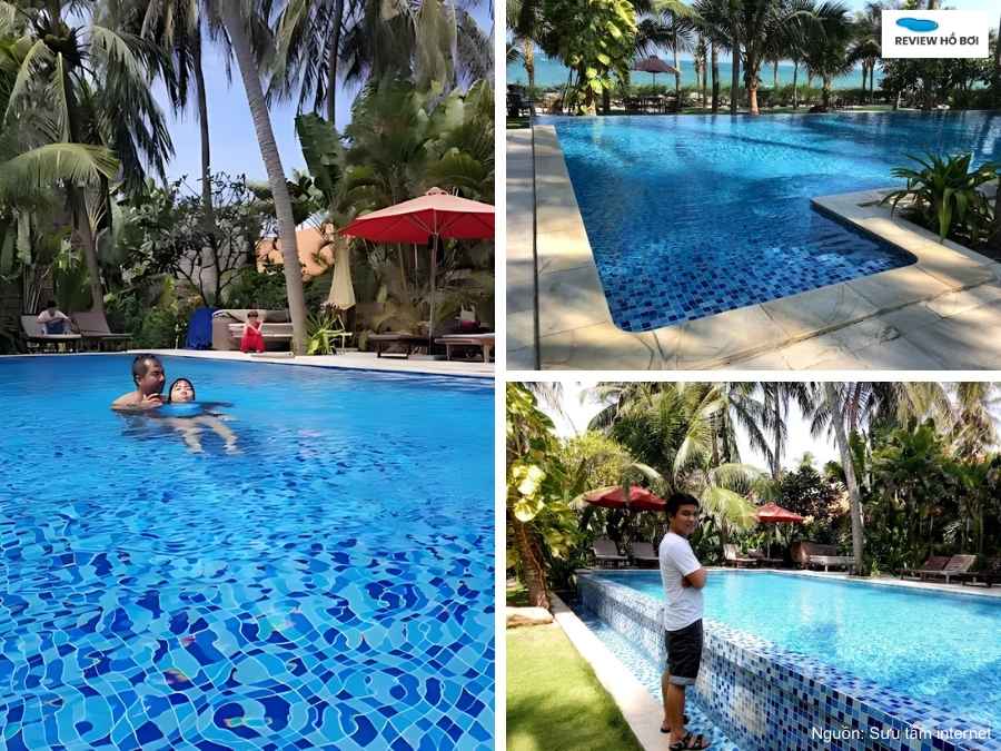 Khu vực hồ bơi Bình Thuận cho trẻ em tại Sunshine nằm cạnh hồ người lớn