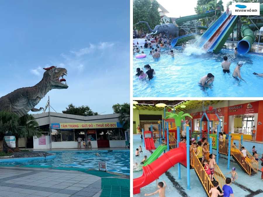 Review bể bơi Hà Hải: Giá vé, địa chỉ và giờ mở cửa Các khu vực giải trí và bể trẻ em tại Bể bơi Hà Hải