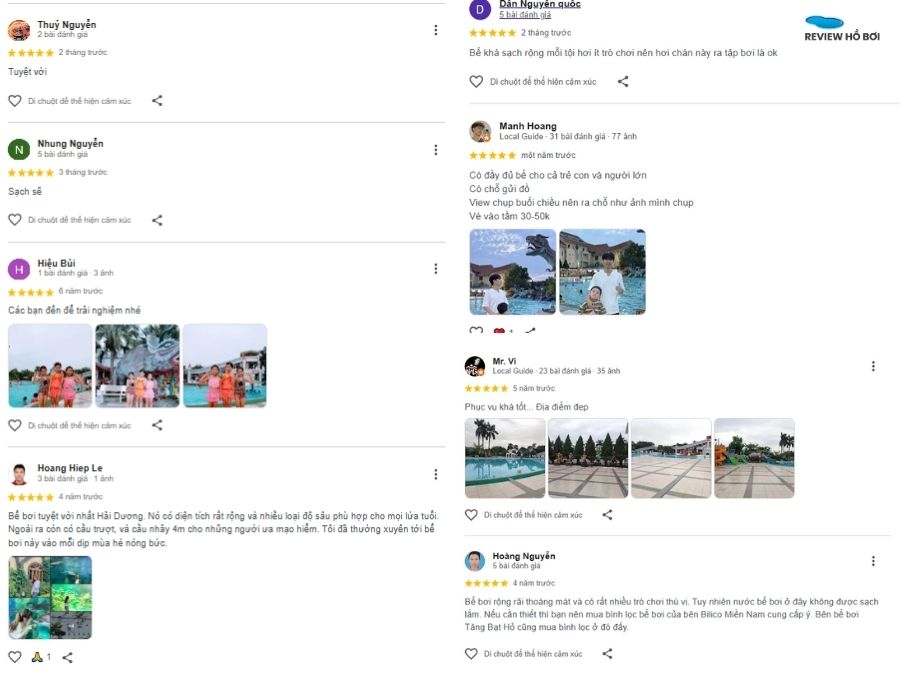 Review bể bơi Hà Hải: Giá vé, địa chỉ và giờ mở cửa Đánh giá thực tế về không gian và dịch vụ tại bể bơi